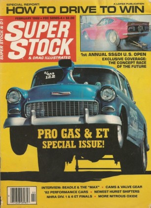 SUPER STOCK 1982 FEB - CERAOLO, NEW CARS, BEADLE, PRO GAS, PIGFORD